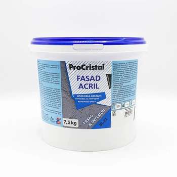 Шпаклевка фасадная ProCristal Fasad Acryl IR-21 7,5 кг