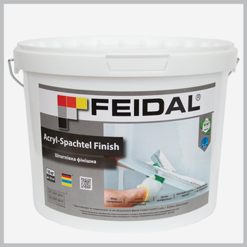 Акриловая финишная шпатлевка Acryl-Spachtel Finish Feidal 16 кг