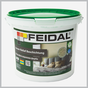 Рельефная краска Feidal Innen Relief Beschichtung 5 л