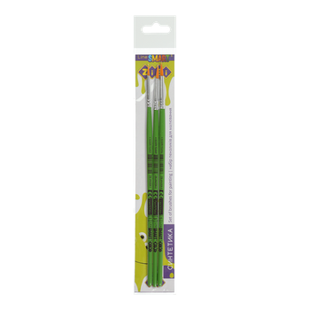 Набор кистей ZiBi Smart Line круглые из синтетики 3шт (ZB.6966SR-3)
