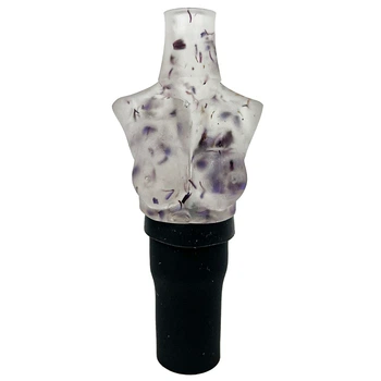 Персональный мундштук для кальяна Vibe Hookah Tits Transparent Purple