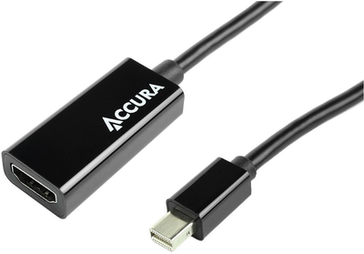 Адаптер Accura mini Displayport - HDMI M/F 0.2m Black (5907502399821)