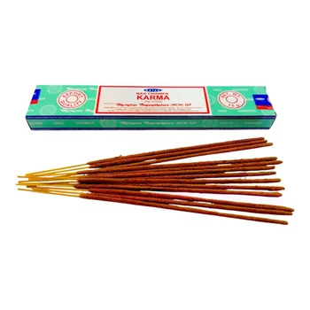 Благовония Satya Nag Champa Karma, 15 г, пыльцевые, ручная работа 36296