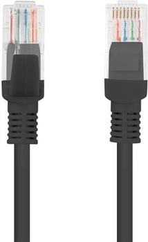 Patchcord Lanberg Cat 6 UTP 2 m Black (PCU6-10CC-0200-BK)
