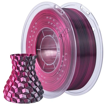 Філамент для 3D-принтера ELEGOO PLA Silk Black Red, 1 кг