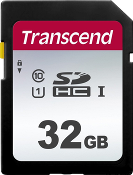Карта пам'яті Transcend SD 32GB C10 UHS-I R100/W20MB/s