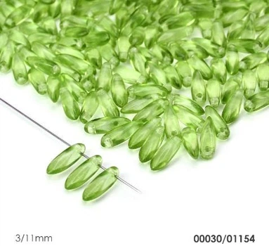 Намистини Preciosa DAGGERS (3х11 мм.) 00030/01154