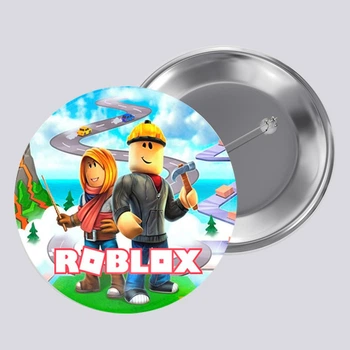 Закатний металевий значок з друком "ROBLOX" №1 (28734)