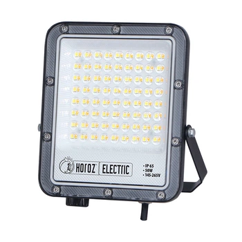 Прожектор светодиодный HOROZ ELECTRIC "PALLAS-50 3CCT" 50W черный