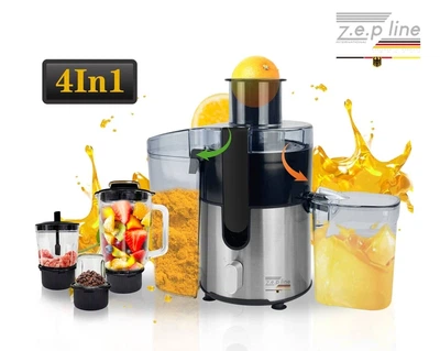 Соковыжималка электрическая Zepline ZP-122 4в1 блендер, мимиксер, кофемолка 3000 Вт