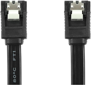 Кабель Accura SATA III - SATA III 0.3 m Black (ACC2203)