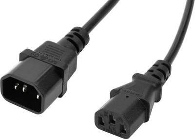Kabel Accura C13 - C14 VDE 3 m Black (ACC2217)