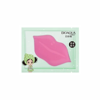 Гідрогелеві патчі для губ з екстрактом лайму Bioaqua Collagen Lip Mask, 8 мл