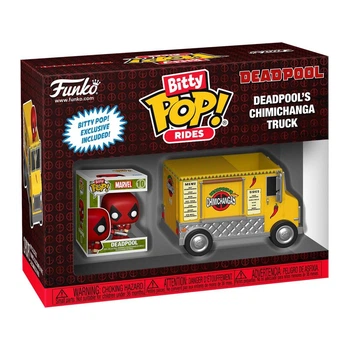 Ігрова фігурка Funko Дедпул і вантажівка Чімічанги - Bitty Pop! Rides: Deadpool's Chimichanga Truck
