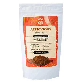Какао-порошок 100 % WOW Cacao Aztec Gold 250 г