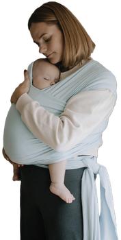 Chusta do noszenia dziecka Boba Serenity Wrap Light Blue (817579015157)