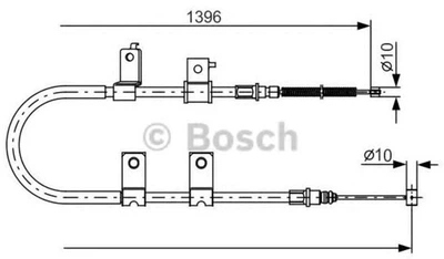 Трос ручника Bosch (1 987 482 083)