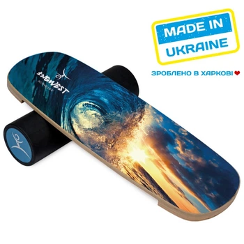 Баланcборд W.A.S. (Balance Board Training System) с прорезиненным роллером (38283327 bb-compact-was)