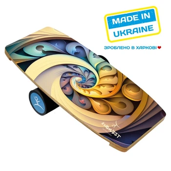 Балансборд InGwest Spiral CL (Balance Board Training System) с прорезиненным роллером (66407415 bb-classic-spiral-cl)