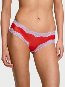 Трусики бразилиана женские Victoria's Secret 26973042 XS Красные (2126439129014)