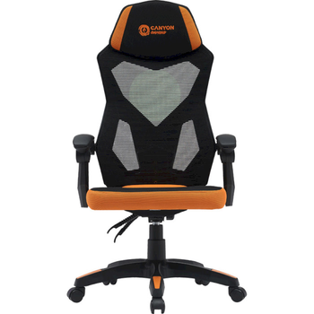 Компьютерное кресло для геймера Canyon Wave MCH02 Mesh Black/Orange (CNE-MCH02)