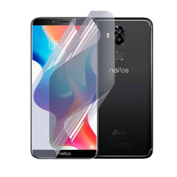 Антишпион приватная плёнка гидрогелевая для смартфона TP-Link Neffos X9 противоударная прозрачная