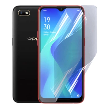 Антишпион приватная плёнка гидрогелевая для смартфона OPPO A1K противоударная прозрачная