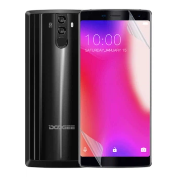 Антишпион приватная плёнка гидрогелевая для смартфона Doogee BL12000 противоударная прозрачная