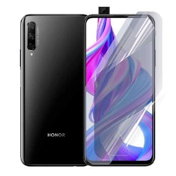 Антишпион приватная плёнка гидрогелевая для смартфона Huawei Honor 9x Pro противоударная прозрачная