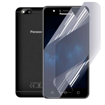 Антишпион приватная плёнка гидрогелевая для смартфона Panasonic P90 противоударная прозрачная