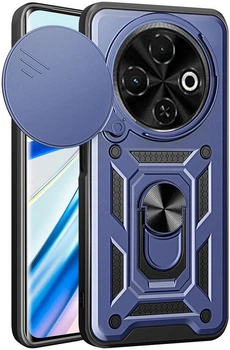 Чехол с защитой камеры 3DGuard Tecno Spark 30C Blue (40442-28)