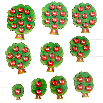 Деревянная игра Математические Деревья
