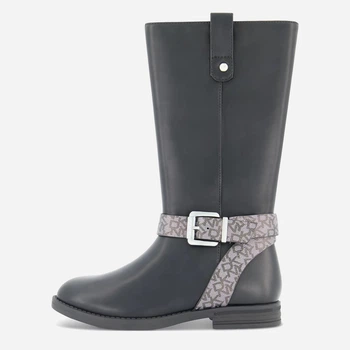 Подростковые демисезонные сапоги для девочки Donna Karan NY (DKNY) 717632401 36 (4) Черные (1159837779)