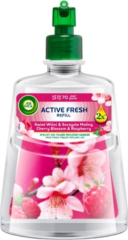 Сменный флакон к автоматическому освежителю воздуха Air Wick Active Fresh Цветок вишни и свежесть малины (5908252018345)