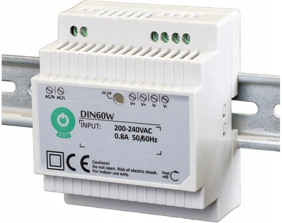 Transformator do lamp POS DIN Rail PSU 5V/8A (DIN60W5)