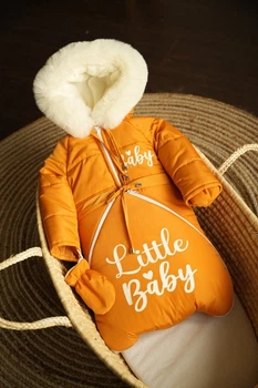 Зимовий дитячий комбінезон-трансформер 3в1 Alisa на овчині "Little Baby" від 0 до 18 місяців Зріст 56-86 (DS1020)