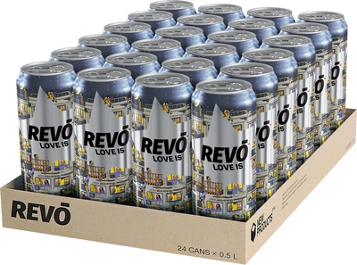Упаковка слабоалкогольного напитка Revo Love is 8.5% 0.5 л x 24 шт (4820252124929R)