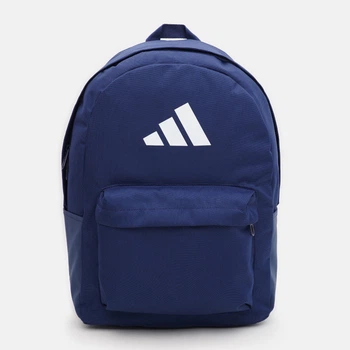 Рюкзак спортивний 20.4 л вміщує формат А4 Adidas Classic 3 Bar Logo Backpack IS7049 Dark Blue (4067901111958_5906751197578)