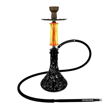 Кальян Trumpet Hookah Rider W-40 Yellow-Orange (колба Crystal Black)