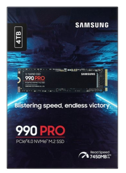 Накопитель SSD 4ТB Samsung 990 PRO M.2 2280 PCIe 4.0 x4 NVMe V-NAND MLC (MZ-V9P4T0BW) Store