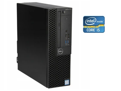 ПК Dell OptiPlex 3050 SFF / Intel Core i5-7400 (4 ядра по 3.0 - 3.5 GHz) / 16 GB DDR4 / 256 GB SSD / Intel HD Graphics 630 / Win 10 б/у
