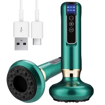 Вакуумный массажер антицеллюлитный USB 6 режимов зеленый (CG234581488)