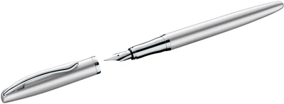 Ручка перьевая металлическая Pelikan Jazz Noble Elegance Silver (821735) (4012700821737)