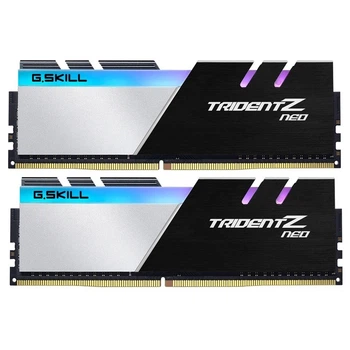 Оперативная память G.Skill Trident Z Neo RGB DDR4 32GB (2x16GB) 3200MHz для ПК CL16 Black комплект 2 модуля (F4-3200C16D-32GTZN)