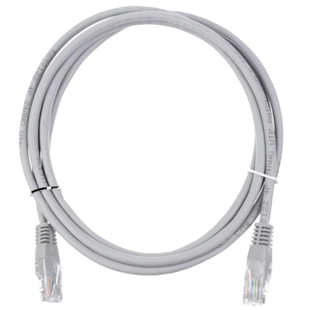 Патч-корд медный неекранированный 5м EServer UTP CAT5e PVC Серый