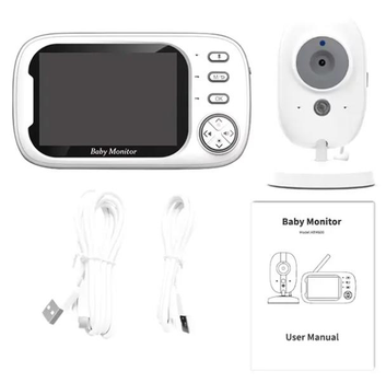 Комплект відеоняня з дисплеєм Baby Monitor для спостереження за дітьми з камерою та аудіо зв'язком