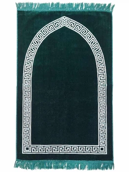 Молитовний Килимок Намазлик Classic Mihrab 70×110 См Темно-Зелений
