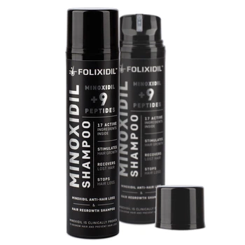 Folixidil Shampoo Фоликсидил Шампунь лечебный от выпадения волос для роста волос от облысения миноксидин