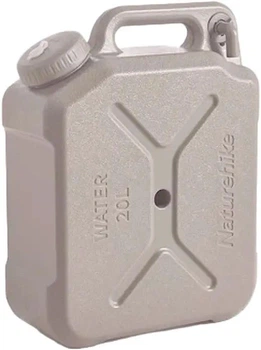 Канистра для воды Naturehike CNH22CJ018 20 л прочная пластиковая для походов и кемпинга Brown