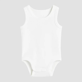 Детское боди-майка для мальчика H&M 1088019001c28 104 см Белое (KC1000000051590)